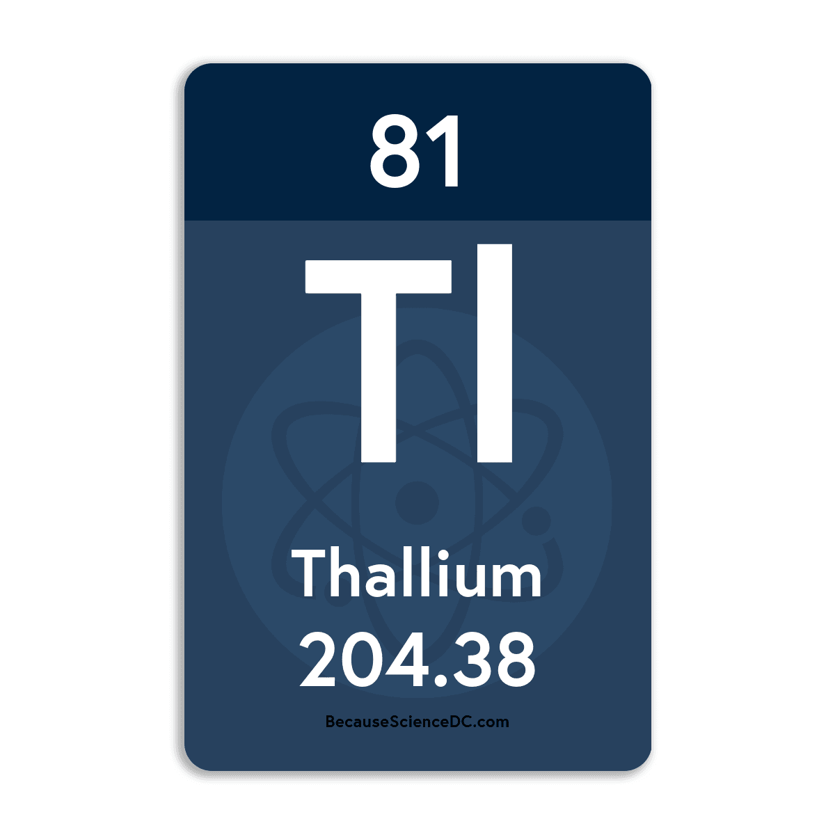 Thallium Element - Vinyl Sticker